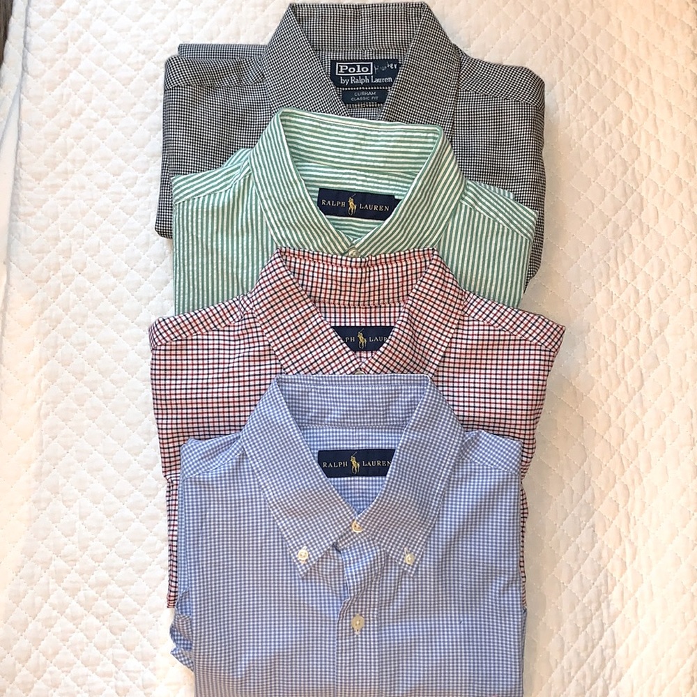 Ralph Lauren Dress Shirt Bundle Medium